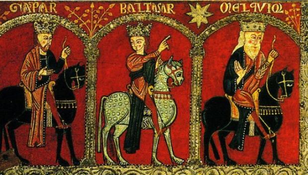 Los Reyes Magos representados en el retablo medieval de la Seu d’Urgell