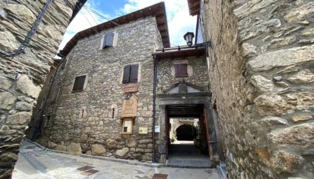 Pueblo de Sánchez en la nieve