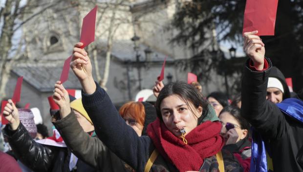 Protestas contra Kavelashvili