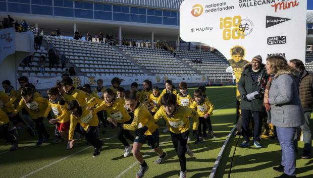 Sanz asiste a la 10ª edición de la San Silvestre Vallecana Mini