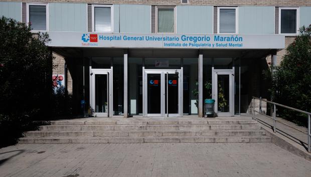 Entrada del Instituto de Psiquiatría y Salud Mental del Hospital Universitario Gregorio Marañón