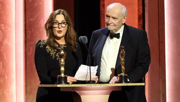 Barbara Broccoli and Michael G. Wilson attending 15th Annual Governors Awards, Los Angeles, California, USA - 17 Nov 2024