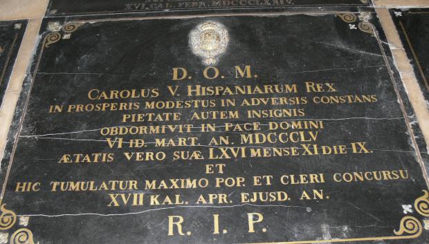 Tumba de Carlos María Isidro en la catedral de Trieste