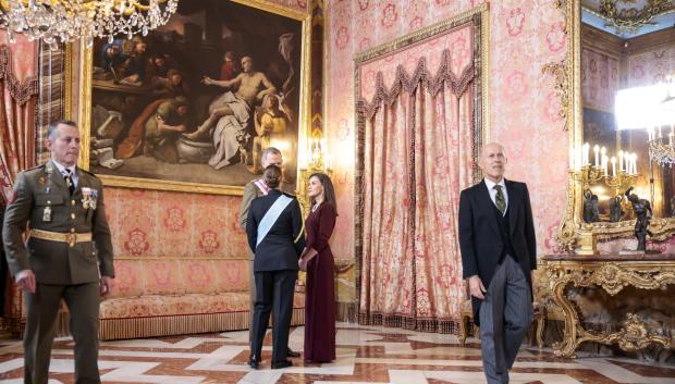 Spanish King Felipe VI and Queen Letizia with Princess Leonor