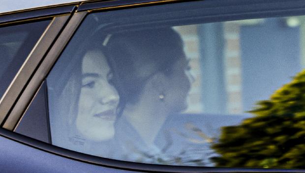 Spanish Princes Leonor and Infanta Sofía in Madrid on Monday, 6 January 2025.