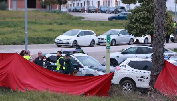 Imágenes de la escena del crimen en Gerena