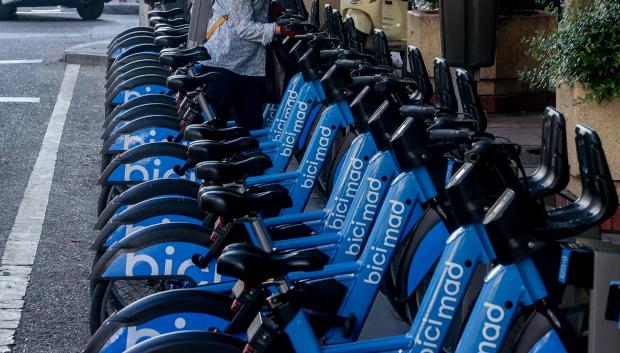 Bicicletas de Bicimad en Madrid