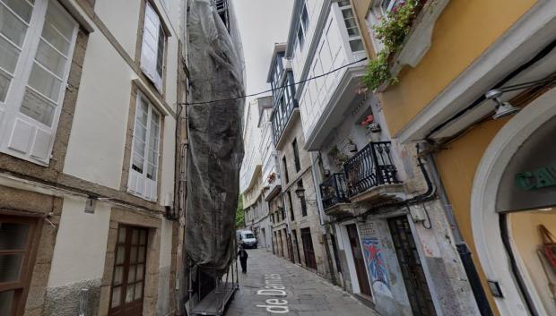 Edificio de la calle Damas, 3, en La Coruña