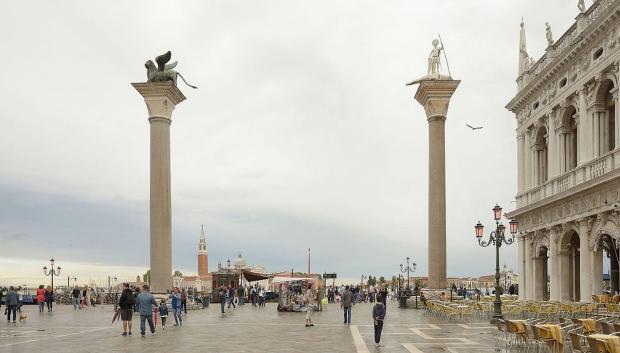 Las columnas gemelas de Venecia