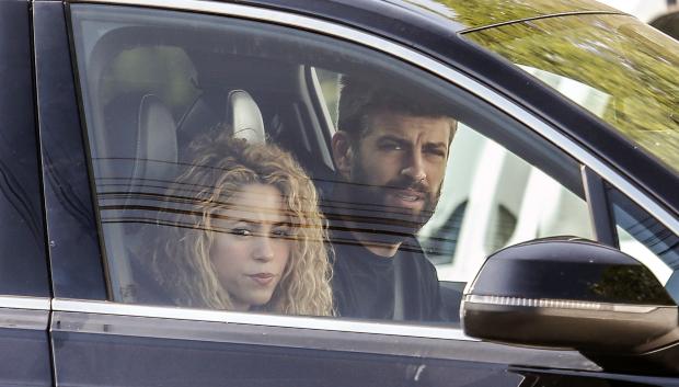 Shakira  y  Gerard Piqué  en 2017.