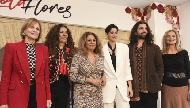 Lolita Flores, Rosario Flores  y Alba Flores en Jerez