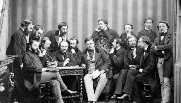El gabinete ministerial de Asuntos Exteriores del conde Alexandre Walewski bajo Napoleón III en 1859