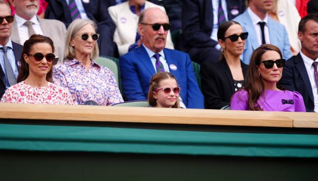 Pippa Middleton, Princess Charlotte and the Princess of Wales July 14, 2024.