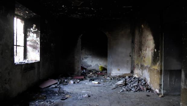 Una de las estancias del interior del lugar donde se construirá El Brull, en Ceuta