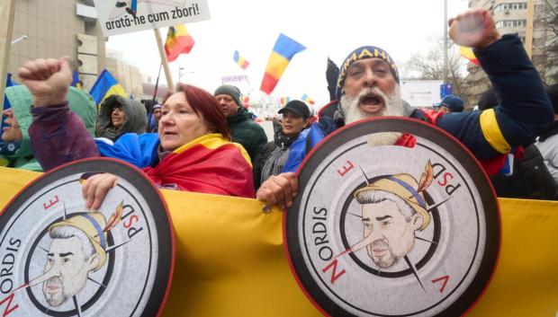 Protestas en Rumanía