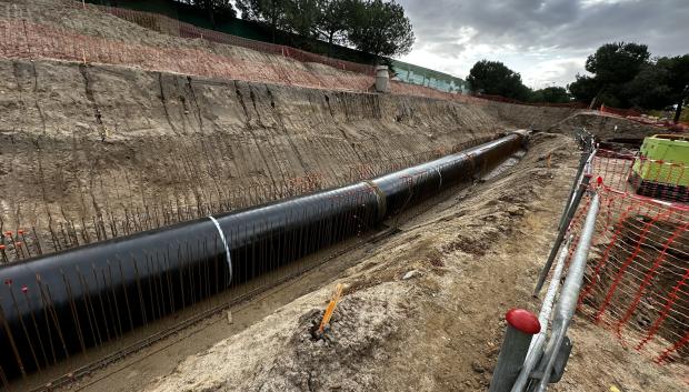 Obras del segundo anillo de distribución del Canal de Isabel II