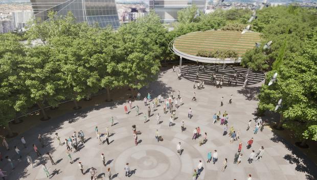 Recreación de Parque Castellana, el soterramiento norte