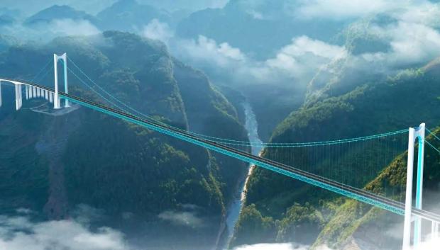 El puente es una de las mayores obras civiles realizadas por el ser humano