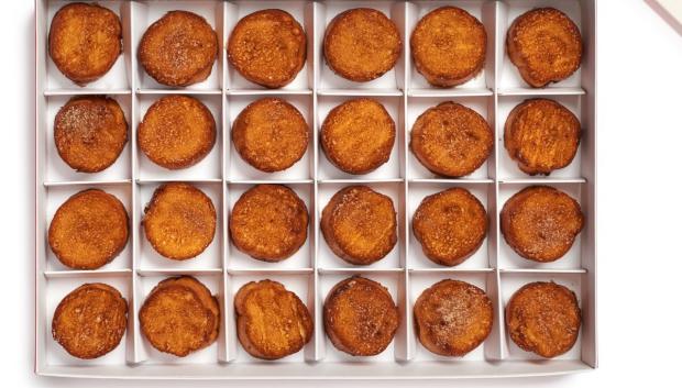 Mini torrijas de Mallorca
