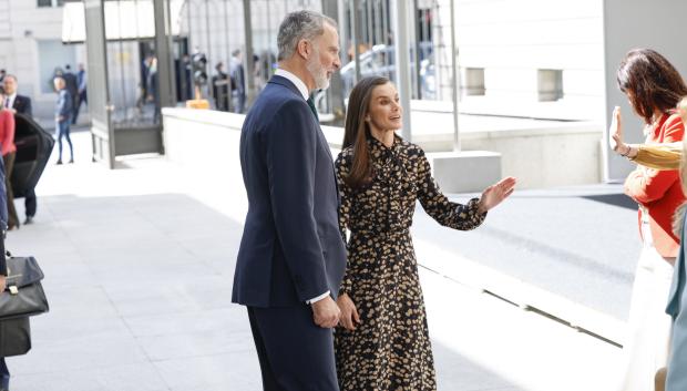 Felipe VI y doña Letizia este martes