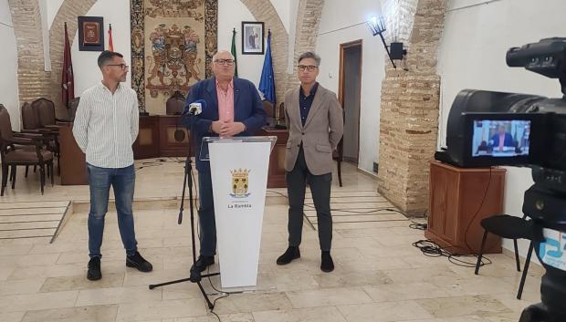 Jorge Jiménez junto a Andrés Lorite