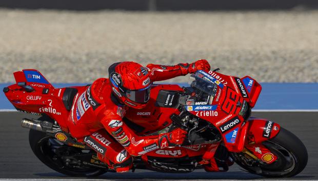Marc Márquez, en el Gran Premio de Qatar