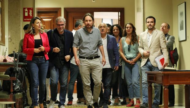 Pablo Iglesias, junto a Yolanda Díaz, Alberto Garzón o Unai Sordo, víctimas recientes de sus invectivas