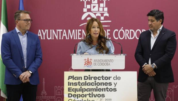 La edil Marián Agular, en la presentación del plan técnico