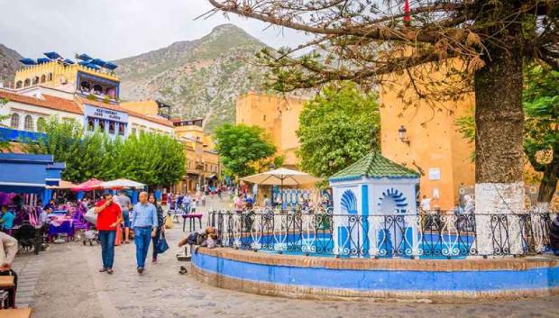 Plaza Uta El-Hamman, en Chauen