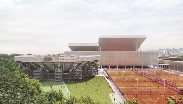 Render de la ampliación de la Caja Mágica