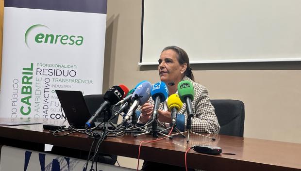 Eva Noguero, durante la rueda de prensa para dar a conocer los datos de 2024