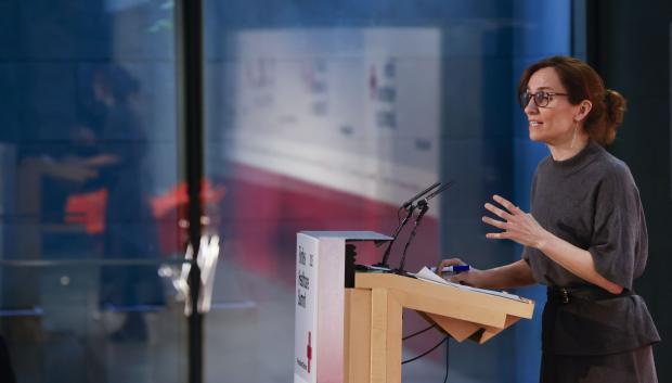 La ministra de Sanidad, Mónica García