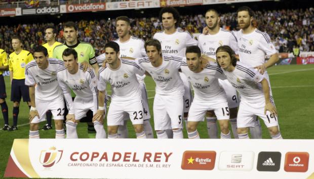 Once titular del Real Madrid en la final de Copa del Rey 2013/2014