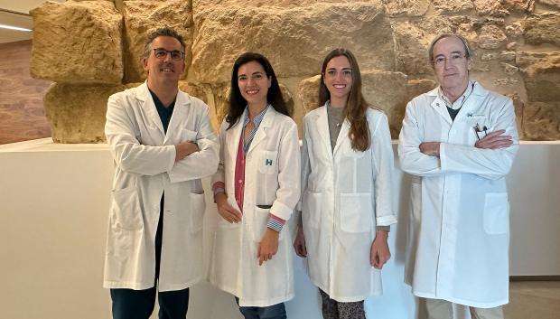El equipo médico de Hospital La Arruzafa que aplica este nuevo sistema