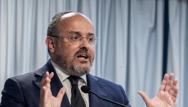 El presidente del Partido Popular catalán, Alejandro Fernández, en una imagen de archivo