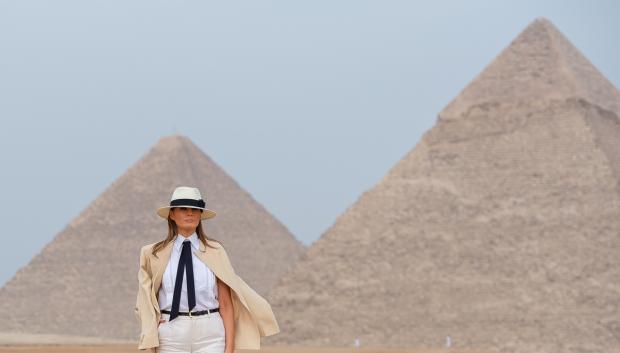 Melania Trump en Egipto