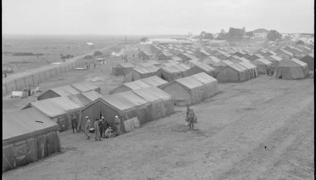 Campo de refugiados de Harkis.