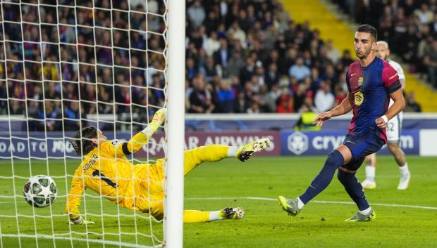 Ferrán Torres acierta ante Sommer y empata para el Barça