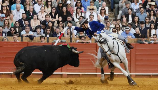 Guillermo Hermoso de Mendoza, este domingo en la Maestranza
