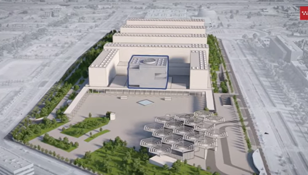 Imagen virtual de cómo será la nueva Ciudad de la Justicia de Madrid