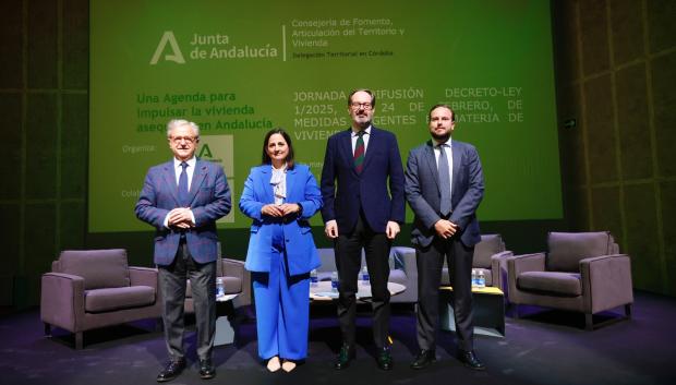 Salvador Fuentes, carmen Granados, Adolfo Molina y Agustín López