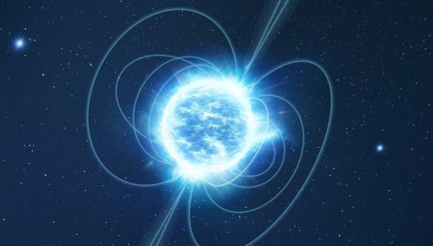 Impresión artística de un magnetar
