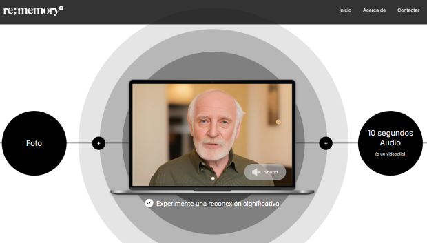 Ejemplo de creación de avatar en la web Re;memory