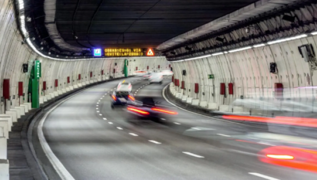 Circulación de por los túneles de la M-30