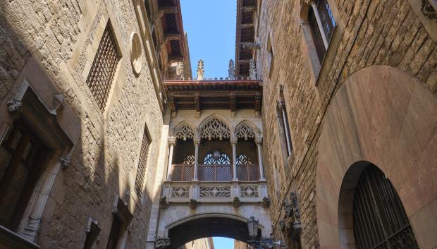 Pasaje en la Barcelona medieval