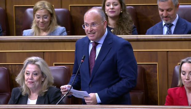«Las caras les delatan», les dijo Tellado a los diputados de la bancada socialista en el Congreso
