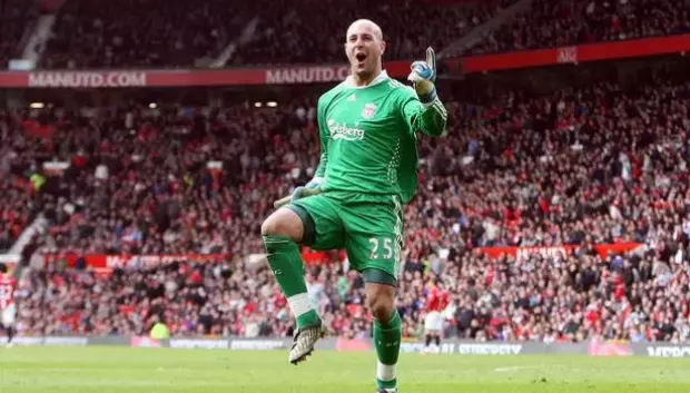 Pepe Reina en el Liverpool