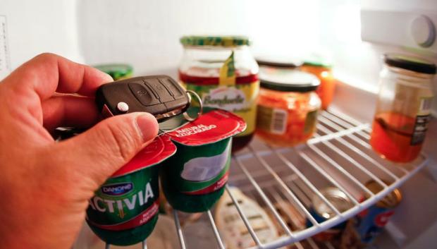 LA nevera también sirve como lugar de seguridad