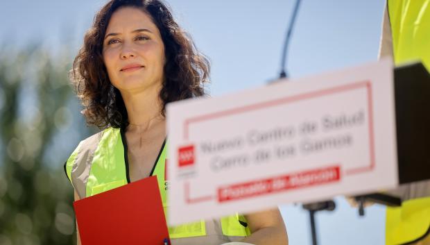 Díaz Ayuso visita las obras de construcción del nuevo Centro de Salud Cerro de los Gamos