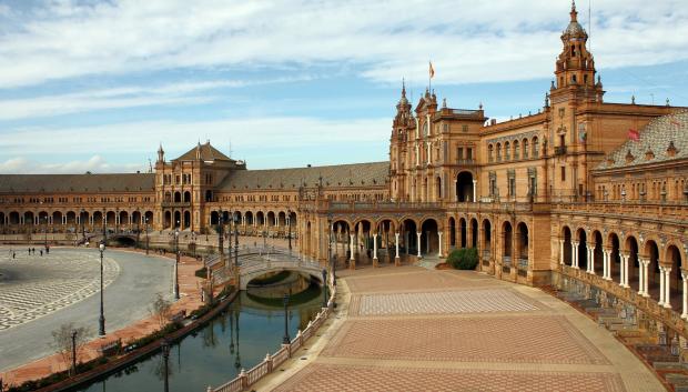 Plaza de España en Sevilla.